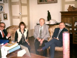 Paryż, spotkanie w  Bibliotece Polskiej   IX 1998 r.